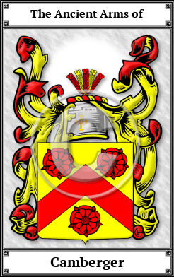 Camberger Family Crest Download (JPG)  Book Plated - 150 DPI