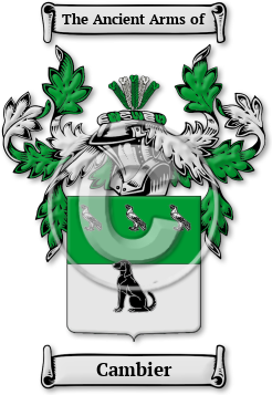 Cambier Family Crest Download (JPG) Legacy Series - 600 DPI