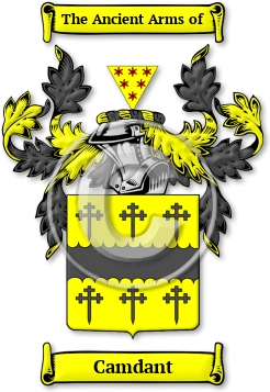 Camdant Family Crest Download (jpg) Legacy Series - 150 DPI