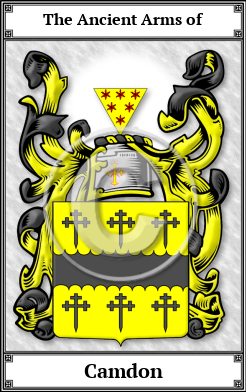 Camdon Family Crest Download (JPG) Book Plated - 600 DPI
