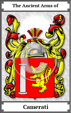 Camerati Family Crest Download (JPG)  Book Plated - 150 DPI