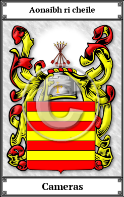 Cameras Family Crest Download (JPG)  Book Plated - 150 DPI