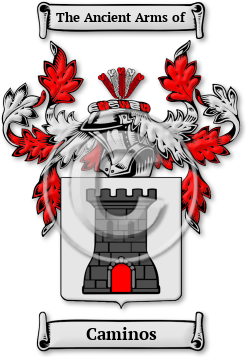Caminos Family Crest Download (jpg) Legacy Series - 150 DPI