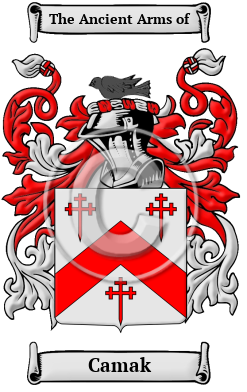 Camak Family Crest/Coat of Arms