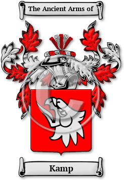 Kamp Family Crest Download (jpg) Legacy Series - 150 DPI