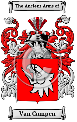Van Campen Family Crest Download (JPG) Heritage Series - 600 DPI