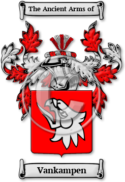 Vankampen Family Crest Download (jpg) Legacy Series - 150 DPI