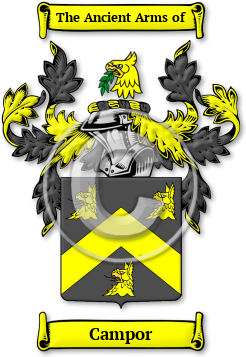 Campor Family Crest Download (jpg) Legacy Series - 150 DPI