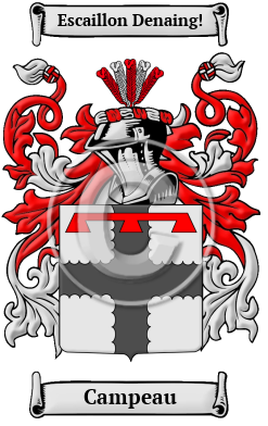 Campeau Family Crest Download (JPG) Heritage Series - 600 DPI
