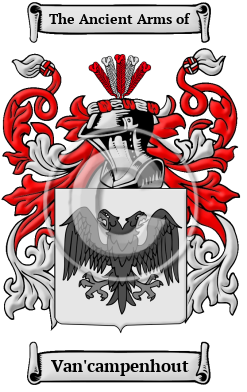 Van'campenhout Family Crest Download (JPG) Heritage Series - 600 DPI