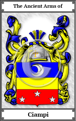 Ciampi Family Crest Download (JPG)  Book Plated - 150 DPI