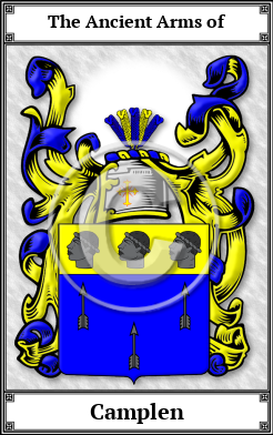 Camplen Family Crest Download (JPG) Book Plated - 600 DPI