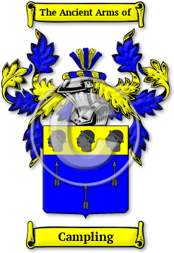 Campling Family Crest Download (jpg) Legacy Series - 150 DPI