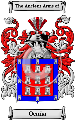 Ocaña Family Crest Download (JPG) Heritage Series - 300 DPI