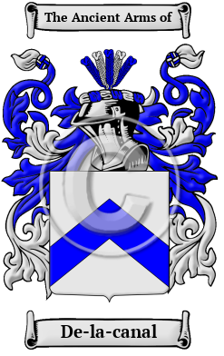 De-la-canal Family Crest Download (JPG) Heritage Series - 600 DPI