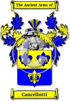 Cancellotti Family Crest Download (JPG) Legacy Series - 600 DPI