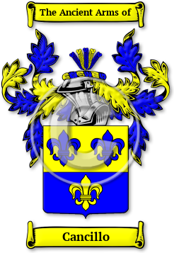 Cancillo Family Crest Download (jpg) Legacy Series - 150 DPI