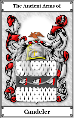 Candeler Family Crest Download (JPG) Book Plated - 600 DPI