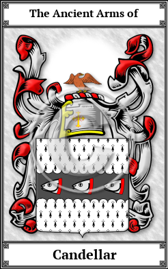 Candellar Family Crest Download (JPG)  Book Plated - 150 DPI