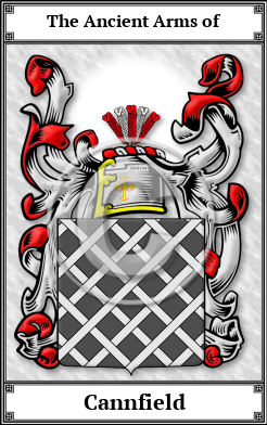 Cannfield Family Crest Download (JPG)  Book Plated - 150 DPI