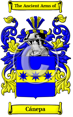 Cánepa Family Crest Download (JPG) Heritage Series - 300 DPI