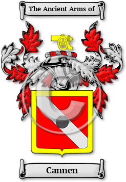 Cannen Family Crest Download (jpg) Legacy Series - 150 DPI
