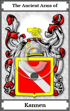 Kannen Family Crest Download (JPG)  Book Plated - 150 DPI