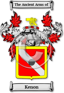 Kenon Family Crest Download (jpg) Legacy Series - 150 DPI