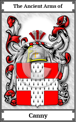 Canny Family Crest Download (JPG) Book Plated - 600 DPI