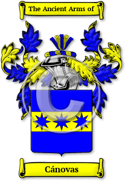 Cánovas Family Crest Download (jpg) Legacy Series - 150 DPI