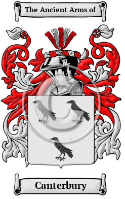 Canterbury Family Crest Download (JPG) Heritage Series - 600 DPI