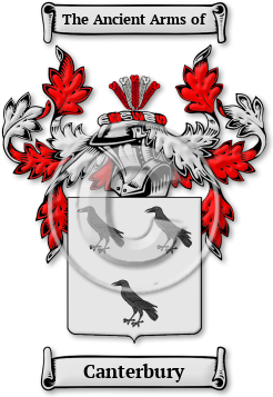 Canterbury Family Crest Download (jpg) Legacy Series - 150 DPI