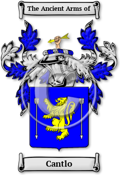 Cantlo Family Crest Download (jpg) Legacy Series - 150 DPI