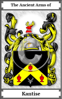 Kantise Family Crest Download (JPG) Book Plated - 600 DPI