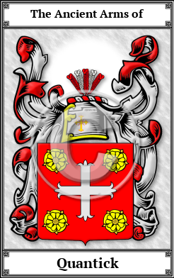 Quantick Family Crest Download (JPG)  Book Plated - 150 DPI