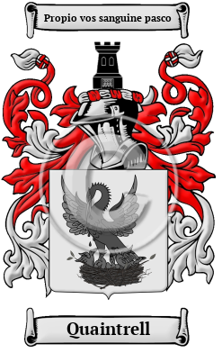Quaintrell Family Crest/Coat of Arms