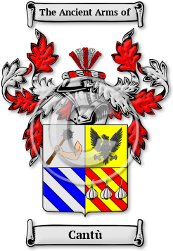 Cantù Family Crest Download (jpg) Legacy Series - 150 DPI