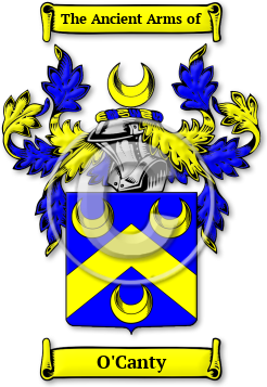 O'Canty Family Crest Download (jpg) Legacy Series - 150 DPI