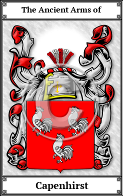 Capenhirst Family Crest Download (JPG)  Book Plated - 150 DPI