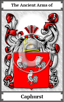 Caphurst Family Crest Download (JPG)  Book Plated - 150 DPI