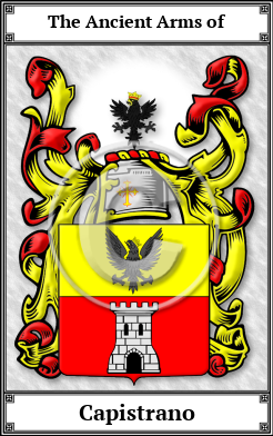 Capistrano Family Crest Download (JPG)  Book Plated - 150 DPI