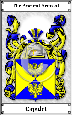 Capulet Family Crest Download (JPG)  Book Plated - 150 DPI