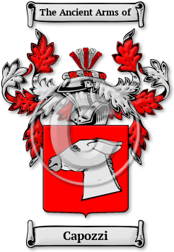 Capozzi Family Crest Download (JPG) Legacy Series - 600 DPI