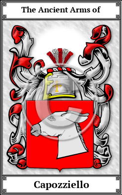 Capozziello Family Crest Download (JPG) Book Plated - 600 DPI