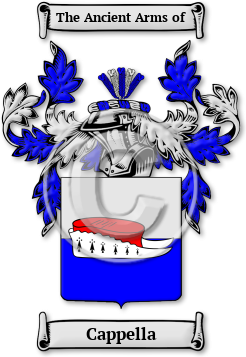 Cappella Family Crest Download (jpg) Legacy Series - 150 DPI