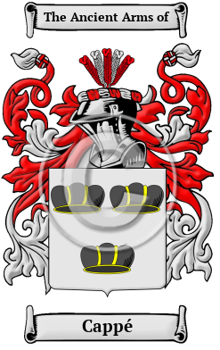 Cappé Family Crest Download (JPG) Heritage Series - 300 DPI