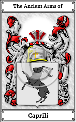 Caprili Family Crest Download (JPG)  Book Plated - 150 DPI