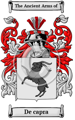 De capra Family Crest/Coat of Arms