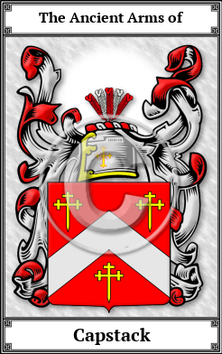 Capstack Family Crest Download (JPG)  Book Plated - 150 DPI