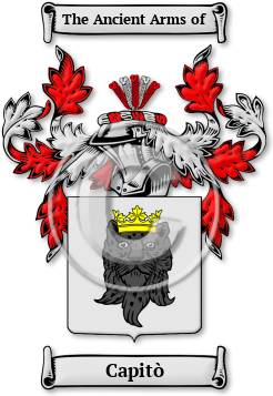 Capitò Family Crest Download (JPG) Legacy Series - 600 DPI